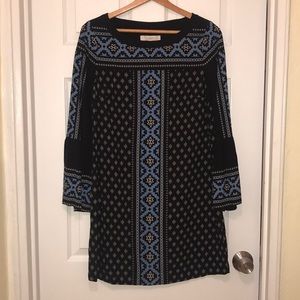 {Loft} Flare Sleeve Dress - M